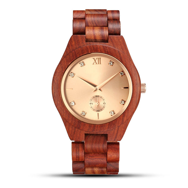 Reloj de cuarzo de madera