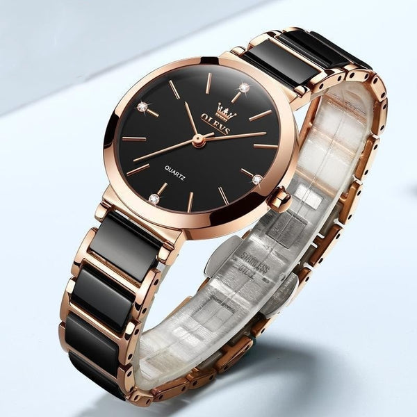 Reloj femenino de cuarzo origina de alta gama