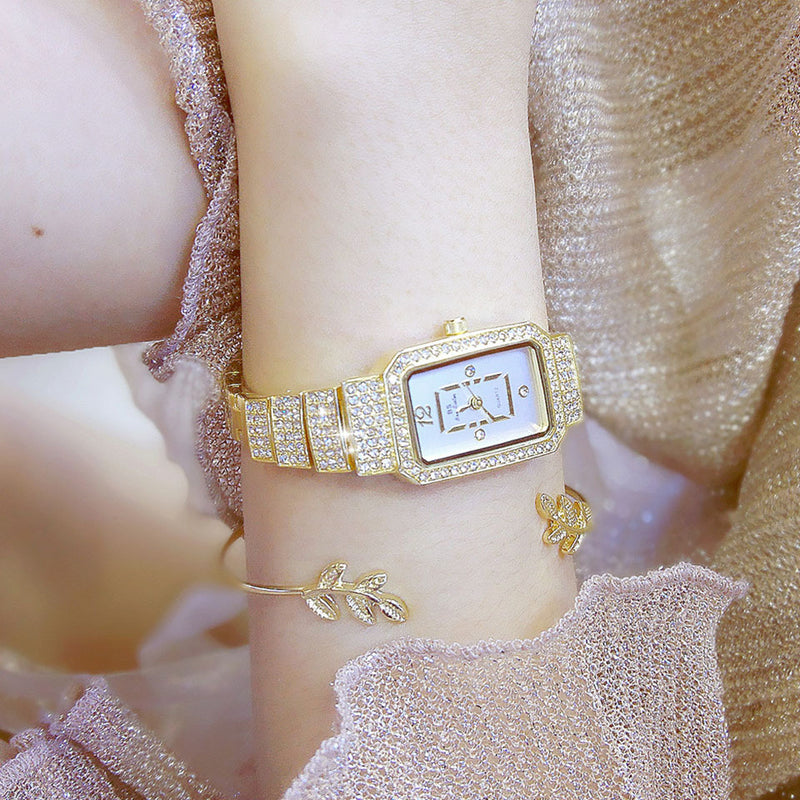 Reloj de Cuarzo con Diamantes para Mujer